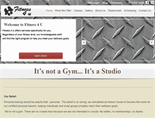 Tablet Screenshot of fitness-4-u.com